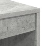 vidaXL Písací stôl Betónová sivá Betón 60 x 50 x 76 cm Jednoduchý – Obrázok 7