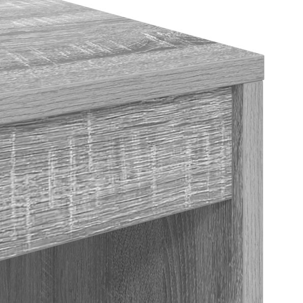 869423_7.jpg vidaXL Sivý Písací Stôl Sivý sonoma Drevotriesková doska 70 x 50 x 76 cm – Obrázok 7