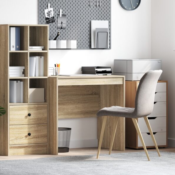 869428_1.jpg vidaXL Stôl Sonoma dub 80x50x76 cm inžinierske drevo – Obrázok 1