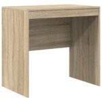 vidaXL Stôl Sonoma dub 80x50x76 cm inžinierske drevo – Obrázok 2