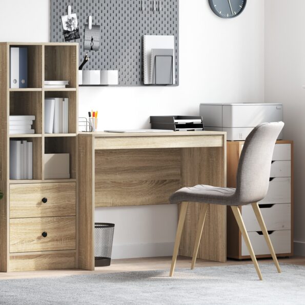 869436_1.jpg vidaXL Písací stôl Sonoma dub Drevotriesková doska 90 x 50 x 76 cm – Obrázok 1