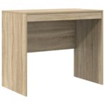 vidaXL Písací stôl Sonoma dub Drevotriesková doska 90 x 50 x 76 cm – Obrázok 2