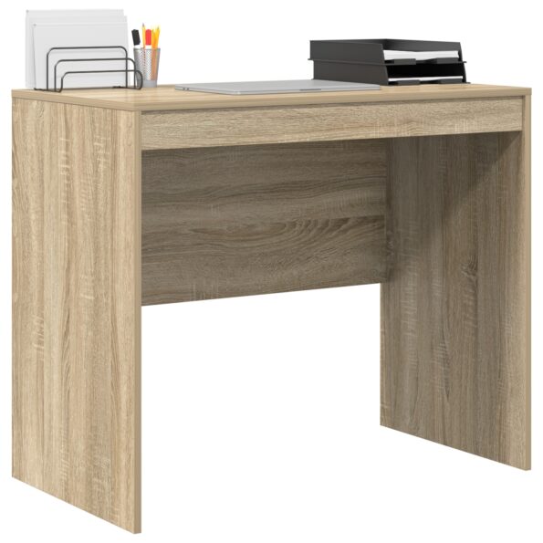 869436_3.jpg vidaXL Písací stôl Sonoma dub Drevotriesková doska 90 x 50 x 76 cm – Obrázok 3