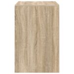 vidaXL Písací stôl Sonoma dub Drevotriesková doska 90 x 50 x 76 cm – Obrázok 5