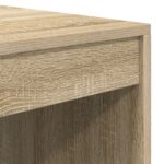 vidaXL Písací stôl Sonoma dub Drevotriesková doska 90 x 50 x 76 cm – Obrázok 7