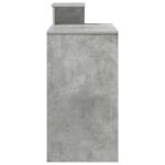 vidaXL šedý počítačový stôl betónovo šedý – Obrázok 6