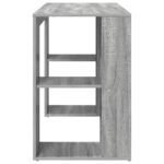 vidaXL Moderný sivý sonomový počítačový stôl Sivý sonomový – Obrázok 5