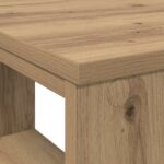 vidaXL Rohový stôl Dub Artisan Kompozitné drevo Stredný Elegantný – Obrázok 7