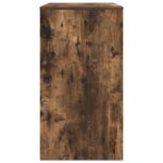 vidaXL Počítačový stôl Dymený dub Drevotriesková doska Kompaktný – Obrázok 6