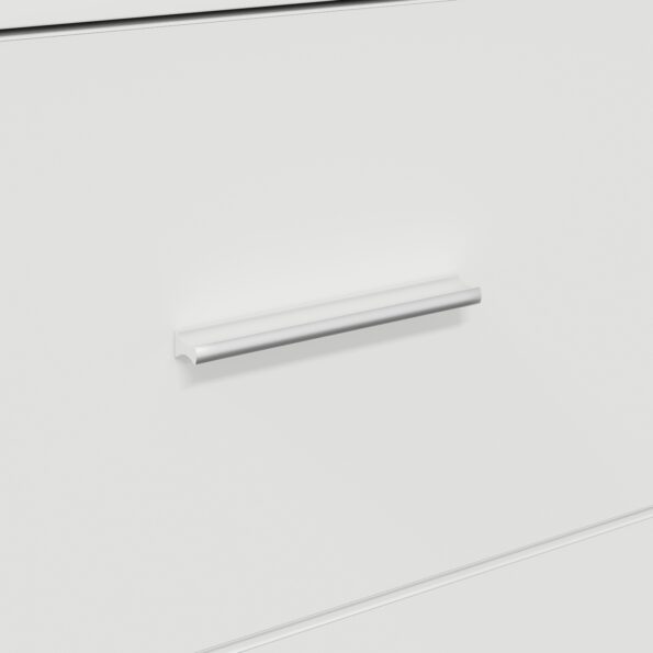 vidaXL biela úložná skrinka Biela MDF Kompaktný Úložný priestor – Obrázok 10