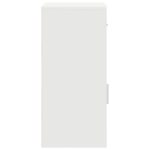 vidaXL biela úložná skrinka Biela MDF Kompaktný Úložný priestor – Obrázok 6