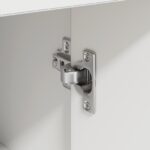 vidaXL biela úložná skrinka Biela MDF Kompaktný Úložný priestor – Obrázok 9