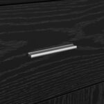 vidaXL čierna dubová skrinka na úložisko čierny dub – Obrázok 10