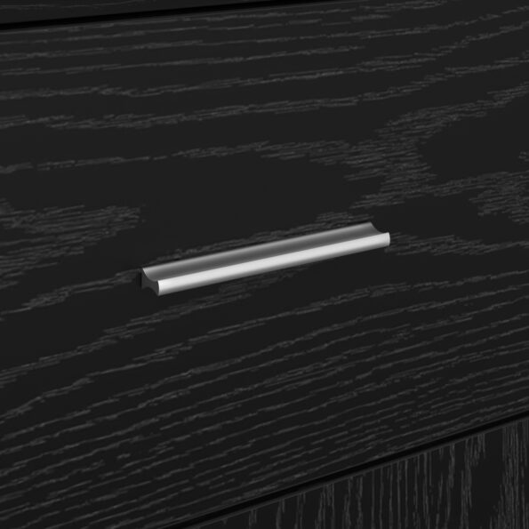 vidaXL čierna dubová skrinka na úložisko čierny dub – Obrázok 10