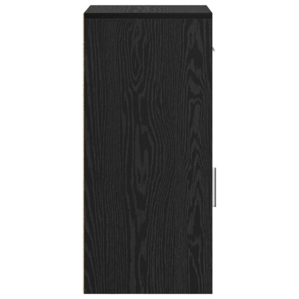 vidaXL čierna dubová skrinka na úložisko čierny dub – Obrázok 6