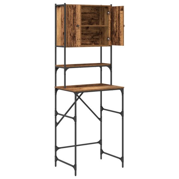 vidaXL Kabinet na práčku Staré drevo 68x48.5x194 cm – Obrázok 5