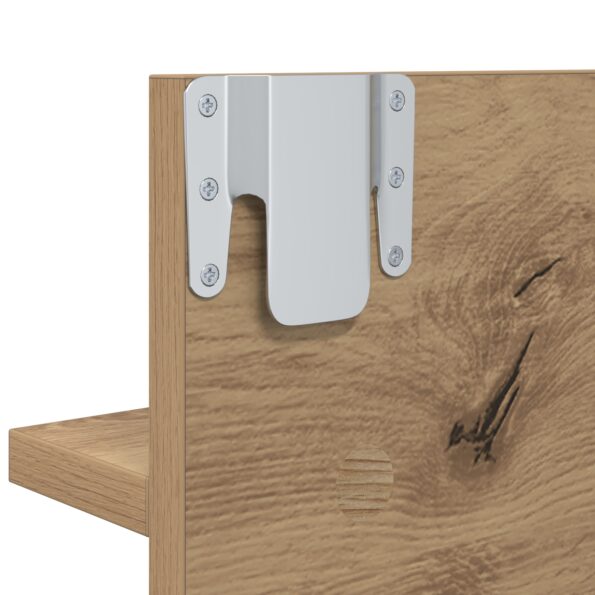 vidaXL 4-dielny set nábytku do chodby z dubovej drevotriesky – Obrázok 13