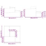 vidaXL kvetináč čierny 80x80x50 cm studený valcovaný oceľ – Obrázok 11