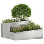vidaXL Kvetináč 80x80x50 cm z nehrdzavejúcej ocele – Obrázok 3