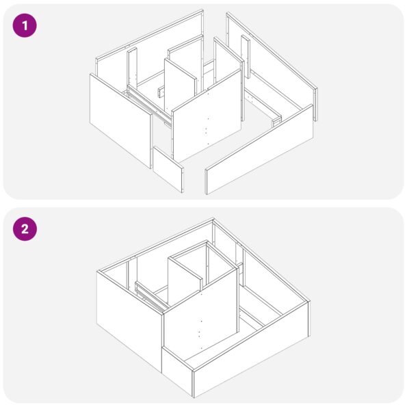 vidaXL Kvetináč 80x80x50 cm pozinkovaná oceľ – Obrázok 10