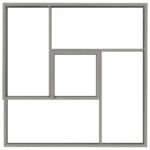 vidaXL Kvetináč 80x80x50 cm pozinkovaná oceľ – Obrázok 8