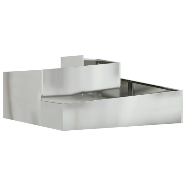 vidaXL Kvetináče a kvetináče Pozinkovaný Pozinkovaný kov Stredný až veľký – Obrázok 2