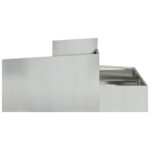 vidaXL Kvetináče a kvetináče Pozinkovaný Pozinkovaný kov Stredný až veľký – Obrázok 6