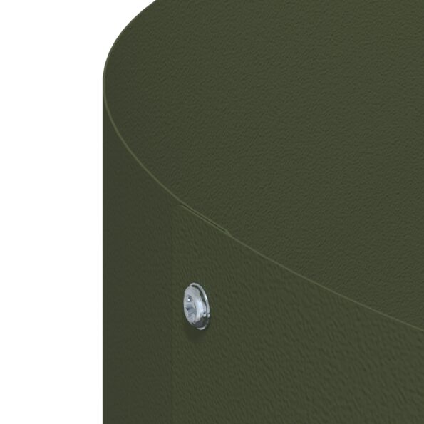 vidaXL Olivovo zelené kvetináče Sada 5 Olivovo zelená Plast Stredná – Obrázok 7