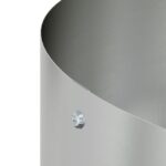 vidaXL Sivá kovová sada kvetináčov Pozinkovaný Pozinkovaný kov Stredný – Obrázok 7