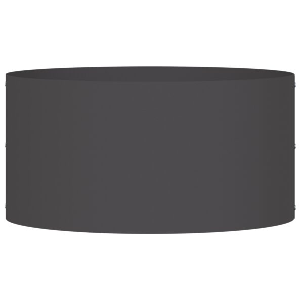 vidaXL Čierne plastové kvetináče Čierna Plast Stredné Pevné – Obrázok 6