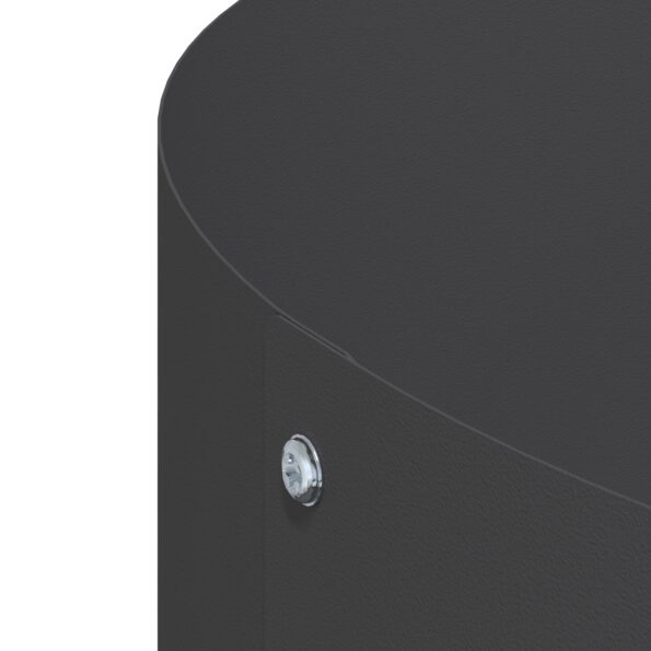 vidaXL Čierne plastové kvetináče Čierna Plast Stredné Pevné – Obrázok 7