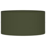 vidaXL Olivový zelený kvetináč Olivová zelená Kov Stredný Odolný – Obrázok 5