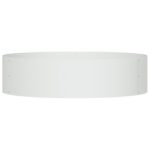 vidaXL Biela kvetináčová sada Biela Kov Veľká Kvetináč Valcová – Obrázok 6