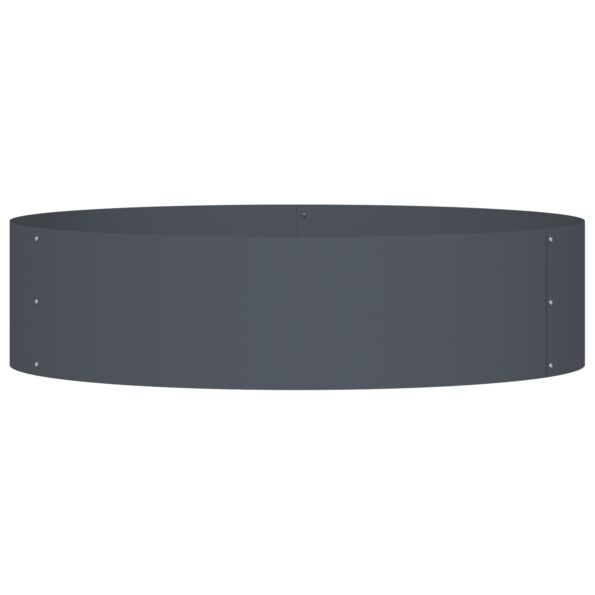 vidaXL Antracitové kvetináče Antracit Plast Veľký Plastové kvetináče – Obrázok 6