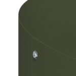 vidaXL Olivové kvetináče Olivová farba Kov Veľký Kvetináče – Obrázok 7