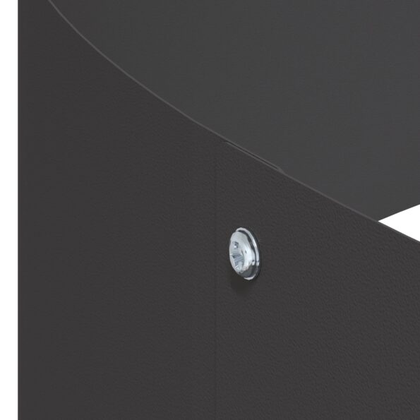 vidaXL kovový kvetináč Oceľ/čierna Oceľ Veľký Modulárny – Obrázok 9