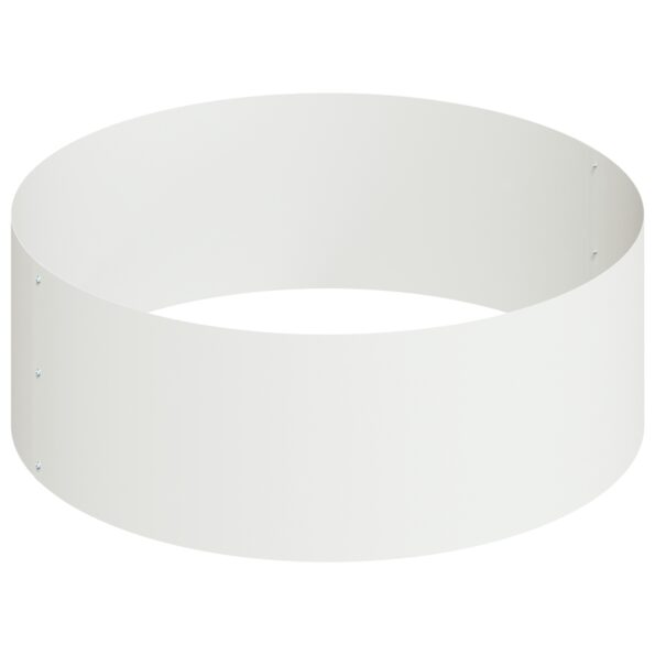 873649_6.jpg vidaXL Kovový kvetináč Oceľ/biela Práškovaná oceľ Veľký Kvetináče – Obrázok 6