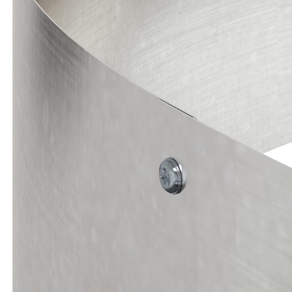 vidaXL Nehrdzavejúci kvetináč Nehrdzavejúca oceľ Ø 120 cm Odolný Štýlový – Obrázok 9