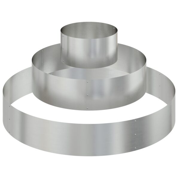 vidaXL kovový kvetináč pozinkovaná oceľ Ø 120 cm odolný veľký kvetináč – Obrázok 2