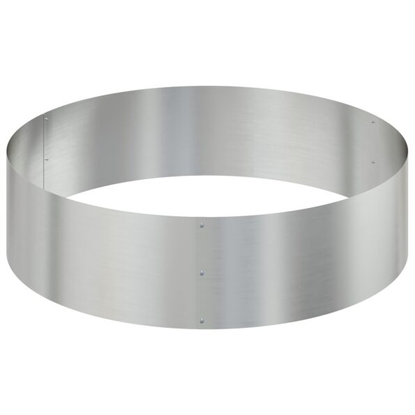 vidaXL kovový kvetináč pozinkovaná oceľ Ø 120 cm odolný veľký kvetináč – Obrázok 6