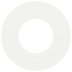 vidaXL keramický kvetináč Biele Keramika Veľký Okrúhly Moderný – Obrázok 5