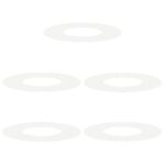 vidaXL Plastový kvetináč Biely Plast Veľký Okrúhly Moderný – Obrázok 2