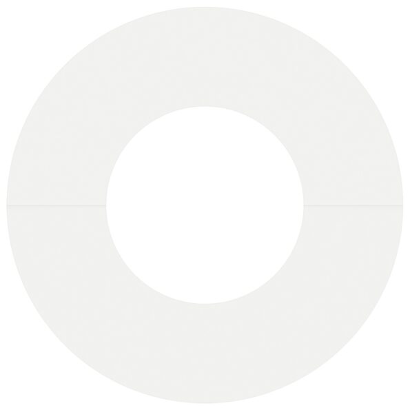 vidaXL Plastový kvetináč Biely Plast Veľký Okrúhly Moderný – Obrázok 5