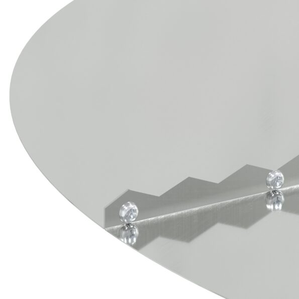 vidaXL Pozinkovaný kvetináč Pozinkovaný Kov Stredný Odolný Okrúhly – Obrázok 6