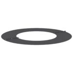 vidaXL Kovový kvetinový krúžok Čierny Kov 70 cm priemer – Obrázok 4