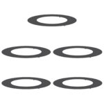 vidaXL Plastový kvetináč Čierny Plast Veľký Okrúhly Moderný – Obrázok 2