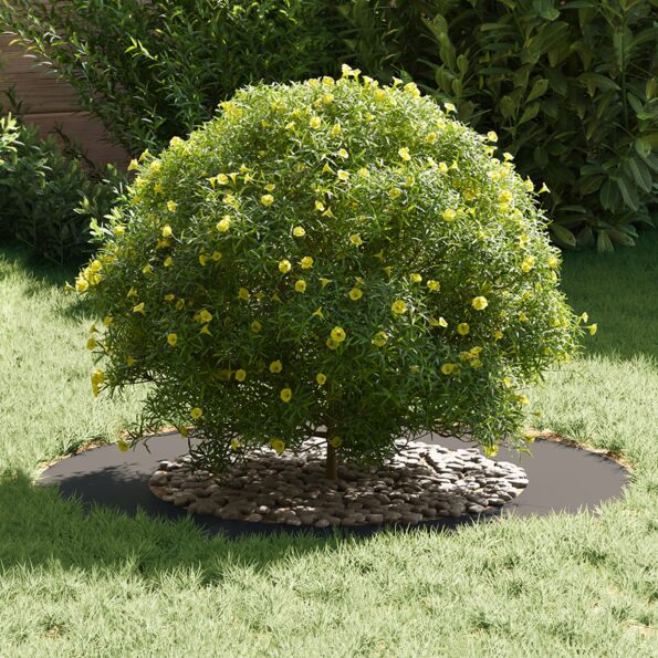 vidaXL Plastový kvetináč Čierny Plast Veľký Okrúhly Moderný – Obrázok 3