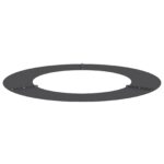 vidaXL Plastový kvetináč Čierny Plast Veľký Okrúhly Moderný – Obrázok 4