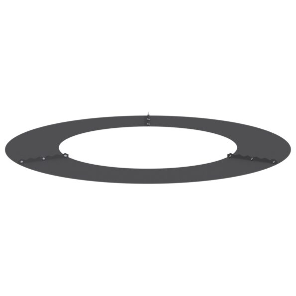 vidaXL Plastový kvetináč Čierny Plast Veľký Okrúhly Moderný – Obrázok 4