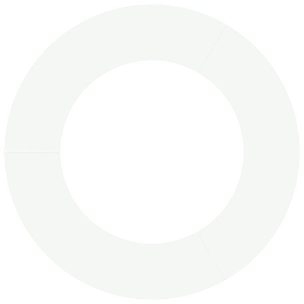 vidaXL Plastová Sada Kvetináčov Biela Plast Veľký Kvetináče – Obrázok 5